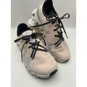 ON Cloud X Women's Running Low Top Sneakers Pink/Grey Size 7.5 Athletic Shoes